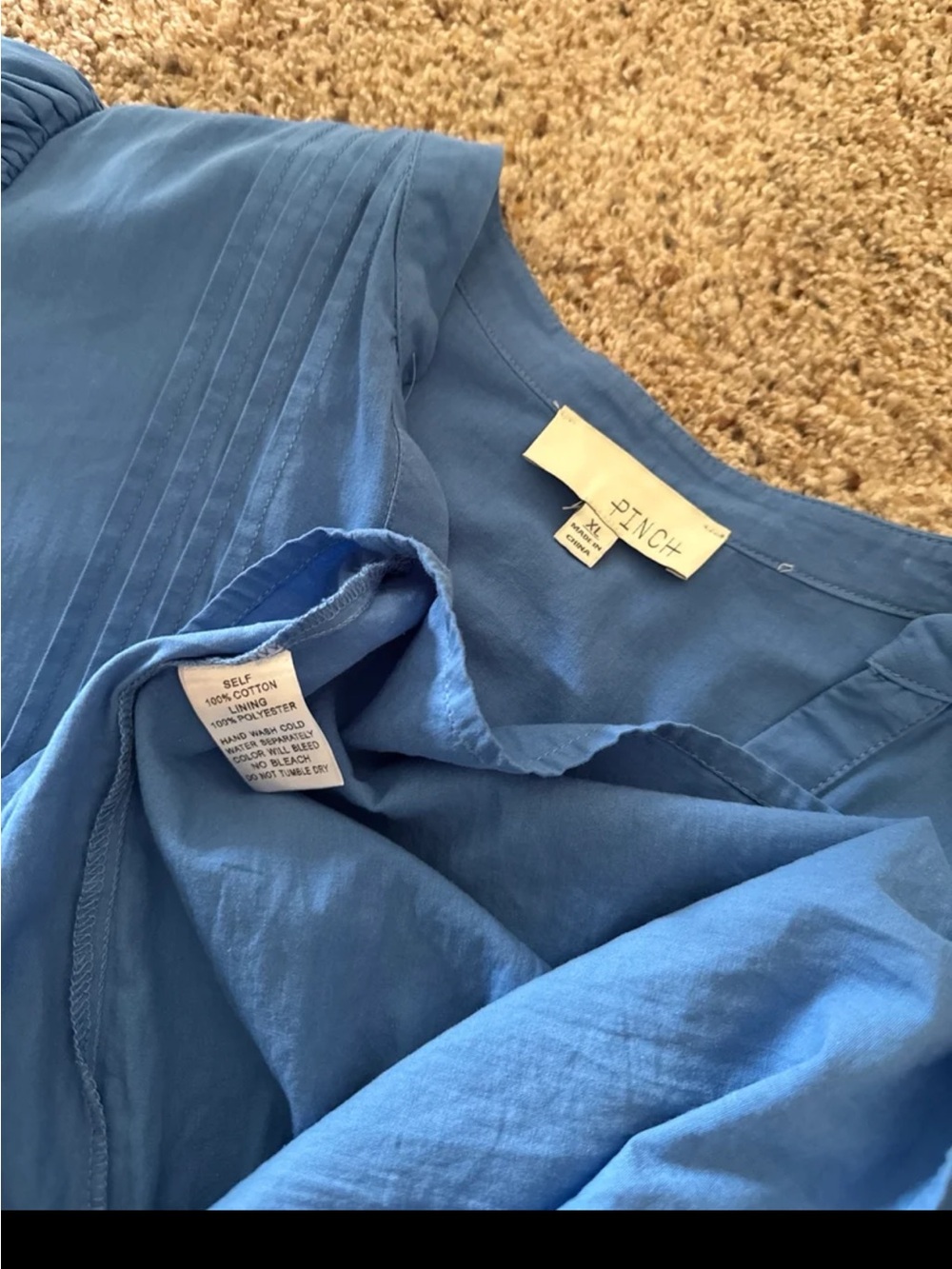 Pinch: On Our Mind Blue Midi Dress size XL - Picture 10 of 12